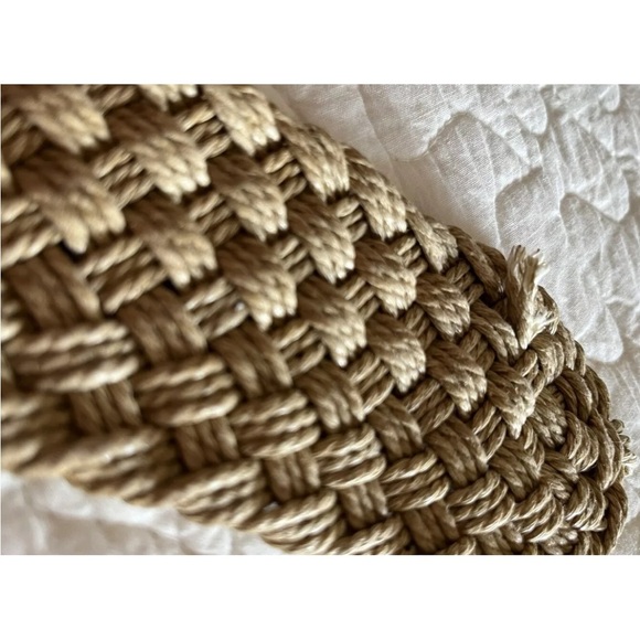Susan Graver Woven Tan Belt - Picture 7 of 8